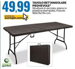 Tavolo Rettangolare Pieghevole