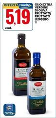 Olio Extra Vergine Di Oliva Fruttato/ Fruttato Leggero