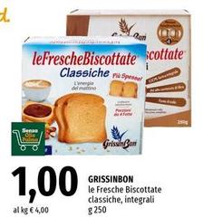 Grissin Bon - Le Fresche Biscottate Classiche, Integrali