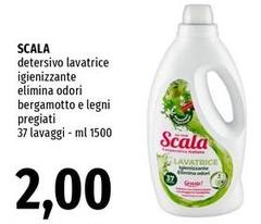 Scala - Detersivo Lavatrice Igienizzante Elimina Odori Bergamotto E Legni Pregiati 