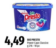 Bio Presto - Power Caps Classico