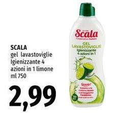 Scala - Gel Lavastoviglie Igienizzante 4 Azioni In 1 Limone