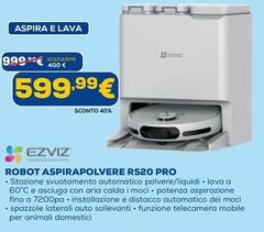 Ezviz - Robot Aspirapolvere RS20 Pro