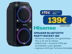 Hisense - Speaker Bluetooth Party Rocket 160