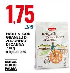 Frollini Con Granelli Di Zucchero Di Canna