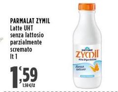 Parmalat - Zymil Latte UHT Senza Lattosio Parzialmente Scremato