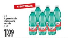 Lete - Acqua Minerale Effervescente Naturale