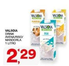 Valsoia - Drink Avena/ Riso/ Mandorla