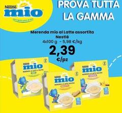Nestlè - Merenda Mio Al Latte Assortita