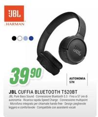 Jbl - Cuffia Bluetooth T520BT