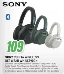 Sony - Cuffia Wireless Ult Wear WH-ULT900N