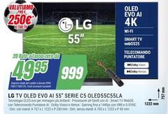LG - Tv Oled Evo Ai 55 Serie C5 OLED55C55LA