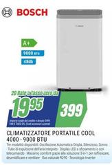 Bosch - Climatizzatore Portatile 4000-9000 BTU
