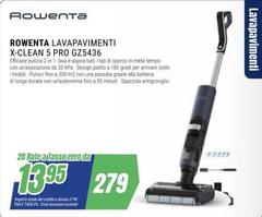 Rowenta - Lavapavimenti X-clean 5 Pro Gz5436