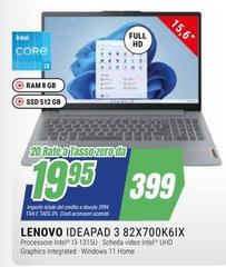 Lenovo - Ideapad 3 82X700K6IX
