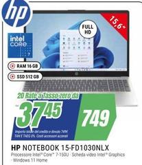 HP - Notebook 15-FD1030NLX