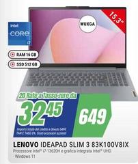 Lenovo - Ideapad Slim 3 83K100V8IX