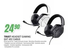 Trust -  Headset Gaming Gxt 492 Carus