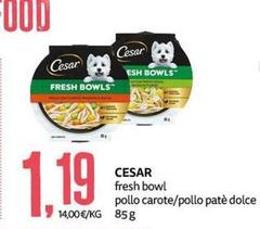 Cesar - Fresh Bowl Pollo Carote