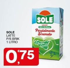 Sole - Latte P/S Brik