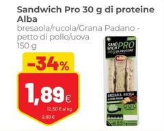 Alba - Sandwich Pro 30 G Di Proteine