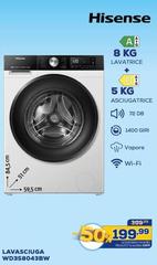 Hisense - Lavasciuga WD358048W