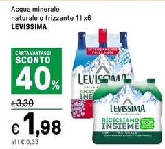 Levissima - Acqua Minerale Naturale O Frizzante