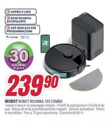 iRobot - Robot Roomba 105 Combo