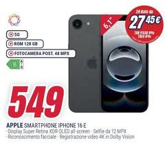 Apple - Smartphone Iphone 16 E