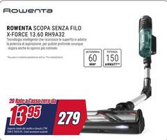 Rowenta - Scopa Senza Filo X-force 13.60 RH9A32