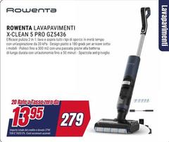 Rowenta - Lavapavimenti X-clean 5 Pro Gz5436