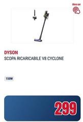 Dyson - Scopa Ricaricabile V8 Cyclone