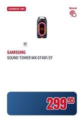 Samsung - Sound Tower Mx-st40f/zf