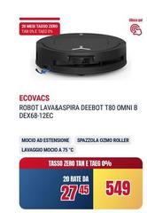 Ecovacs - Robot Lava&Spira Deebot T80 Omni B DX68-12EC
