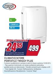 Argo - Climatizzatore Portatile Twiggy Plus