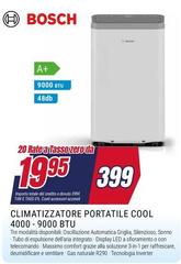 Bosch - Climatizzatore Portatile 4000-9000 BTU