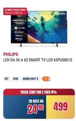 Philips - Led 55 A 65 Smart Tv Lcd 65pus8010
