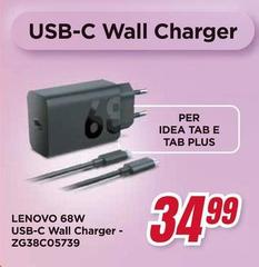 Lenovo - Usb-c Wall Charger Zg38c05739