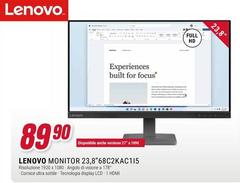Lenovo - Monitor
