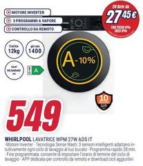 Whirlpool - Lavatrice WPM 27W ADS IT