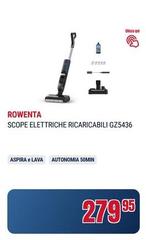 Rowenta - Scope Elettriche Ricaricabili Gz5436
