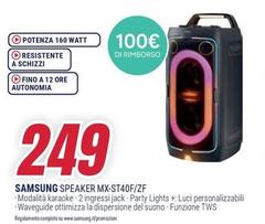Samsung - Speaker MX-ST40F/ZF