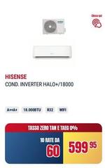 Hisense - Cond. Inverter Halo+/18000