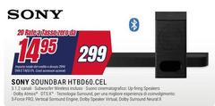 Sony - Soundbar HTBD60.CEL