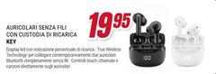 Auriculari Senza Fili Con Custodia Di Ricarica