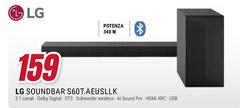 LG - Soundbar S60T.AEUSILK