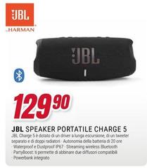 Jbl - Speaker Portatile Charge 5