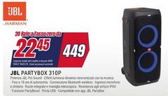 Jbl - Partybox 310P