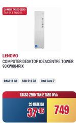 Lenovo - Computer Desktop Ideacentre Tower 90xW004Rix