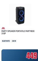 Jbl - Party Speaker Portatile Partybox 310p